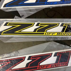 ZZ1 Off Road Decal Sticker - Yellow/Black